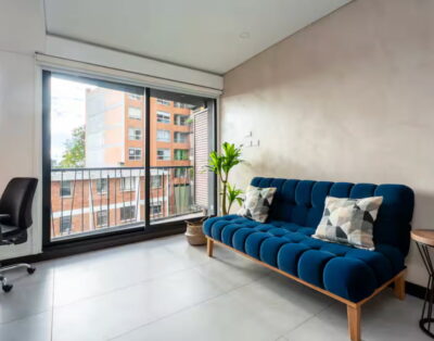 Stylish 1BR Apartment in Virrey Park w/ Balcony & Rooftop Jacuzzi